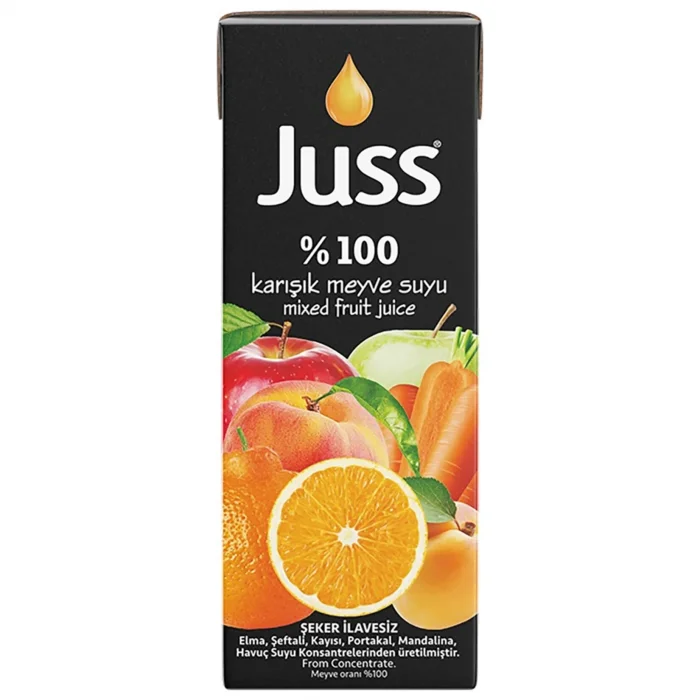 Juss Meyve Suyu %100 Karışık 200 Ml x 27 Adet