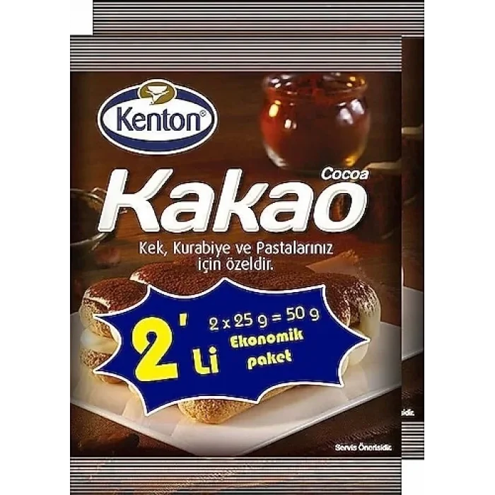 Kenton Kakao 2 Adet x 25 Gram