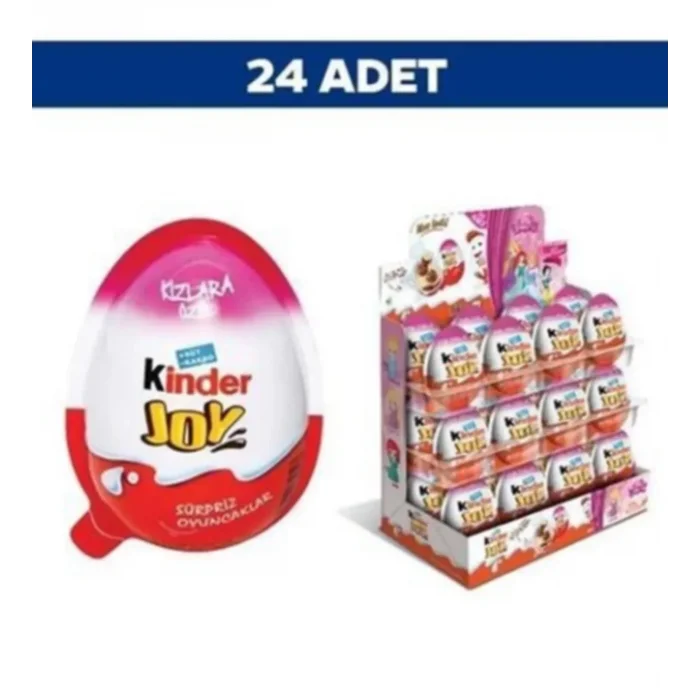 Kinder Joy Kız 20 Gram  x 24 Adet