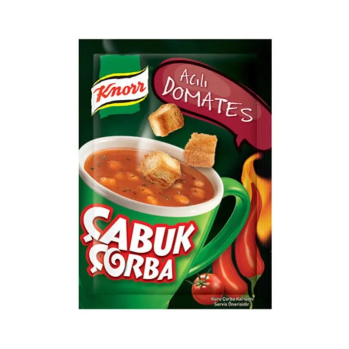 Knorr Bardak Çorba Acılı Domates x 24 Adet