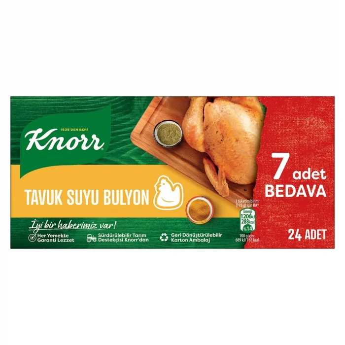 Knorr Bulyon Tavuk Suyu 24 Lü