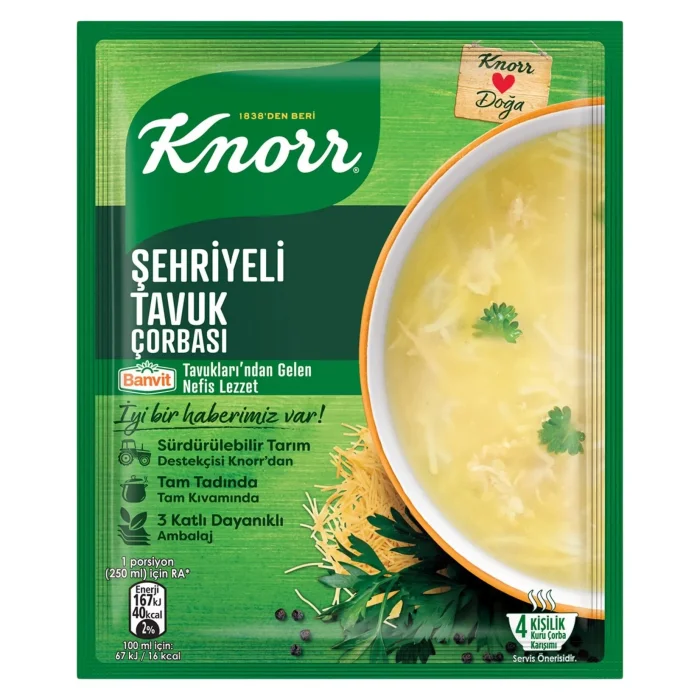 Knorr Hazır Çorba Şehriyeli Tavuk x 12 Adet