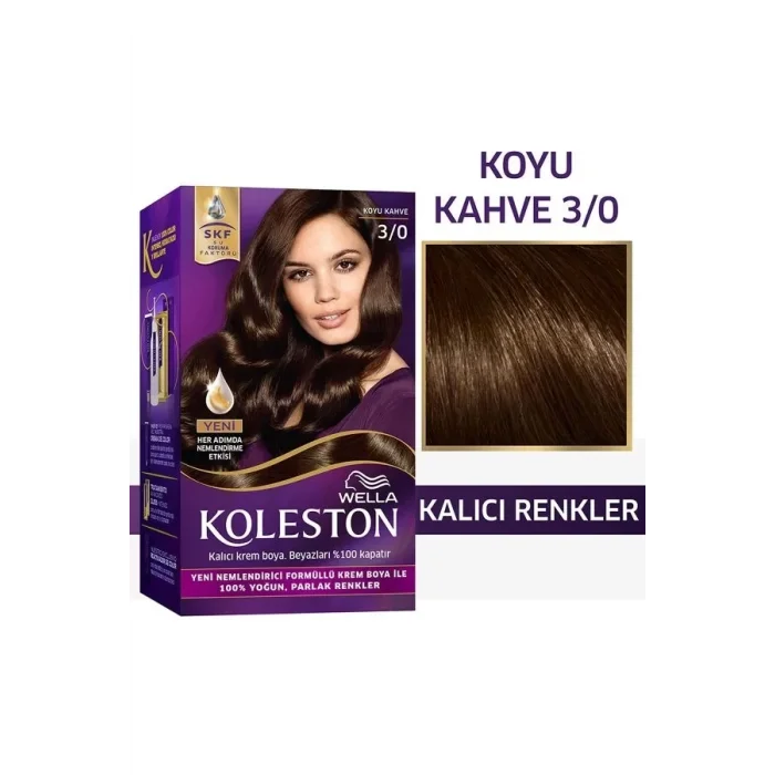 Koleston  Boya 3-0 Koyu Kahve