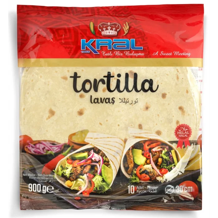 Kral Tortilla Lavaş 30cm 10lu 900 Gram