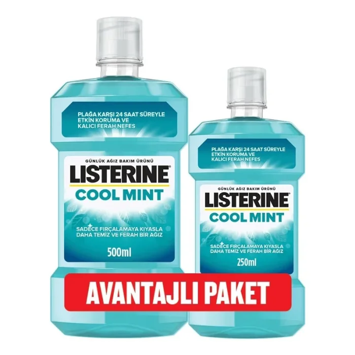Listerine Ağız Bakım Suyu 500+250 Ml