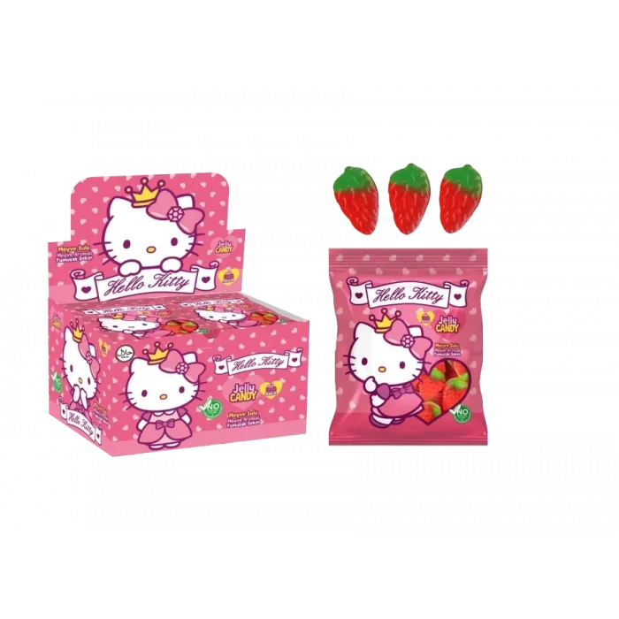 Lolliboni Hello Kıtty Meyve Bahçeli Jelibon x 24 Adet