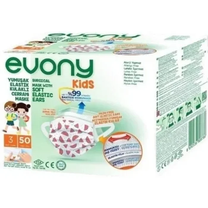 Maske Evony Çocuk 50 Li