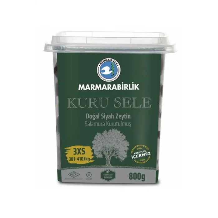 Marmara Birlik Zeytin Kuru Sele 3xs 800 Gram