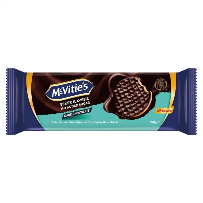Mc Vities Dıgve Şekersiz Dark Cho. 150 Gram x 12 Adet