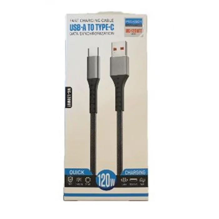 Megatech MT-120UT Hasır 120W Type-C To Type-c Data Kablosu