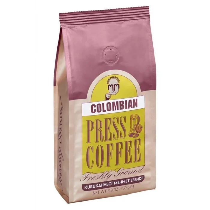 Mehmet Efendi 250GR Colombian Press Coffee ( Freshly Ground )
