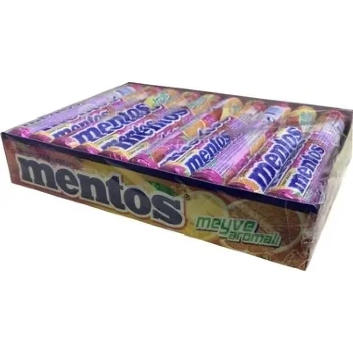 Mentos Stıck Meyve Aromalı 37,5 Gram x 20 Adet