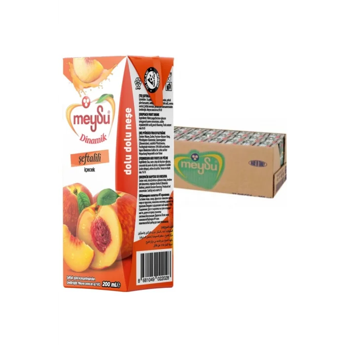 Meysu Dinamik Şeftali 200 Ml x 27 Adet