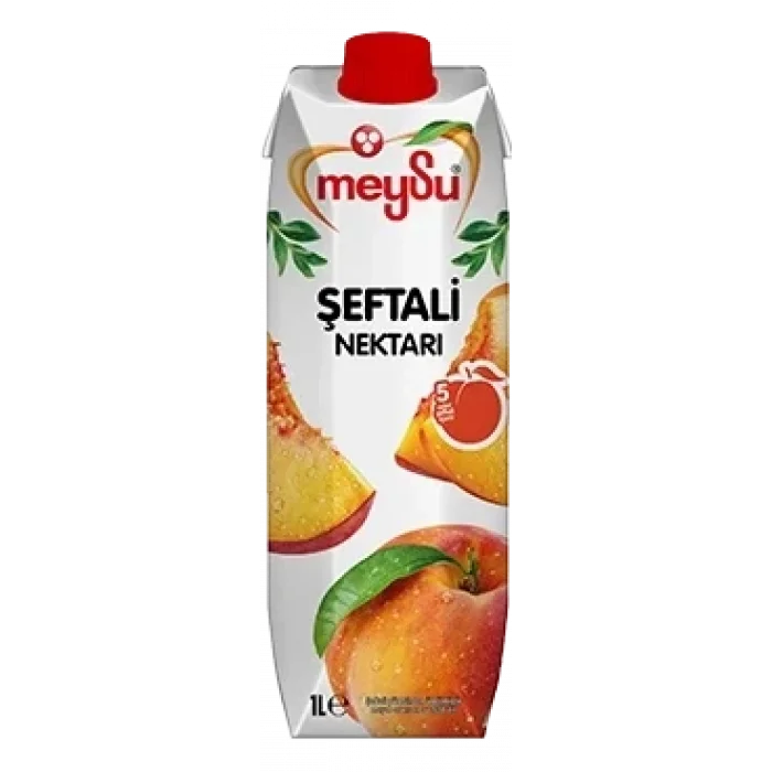 Meysu Nektar Şeftali 1 Litre x 12 Adet