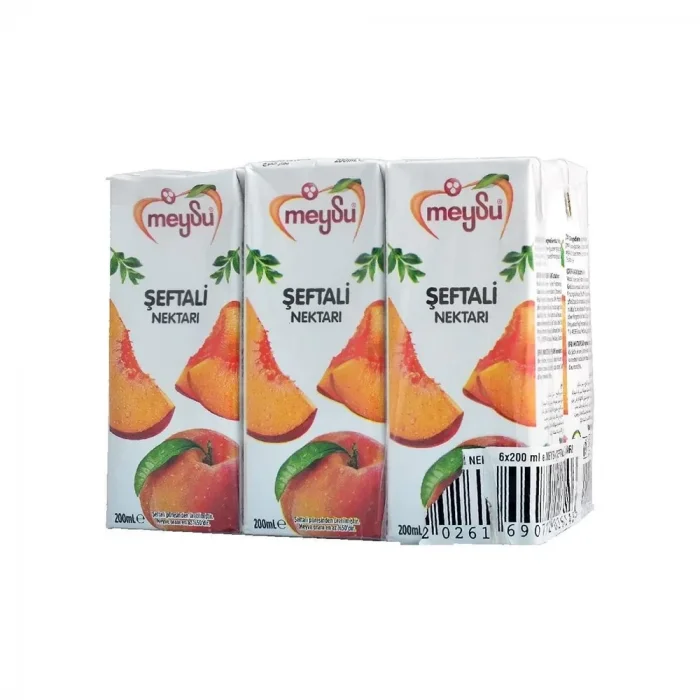 Meysu Nektar Şeftali 200 Ml 6lı