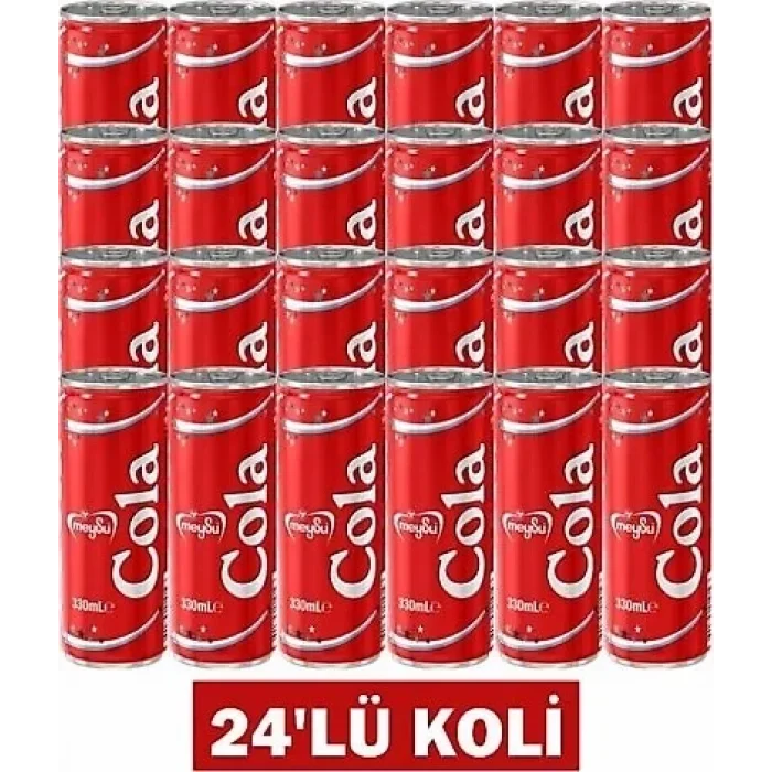 Meysu Teneke Cola 330 Ml x 24 Adet