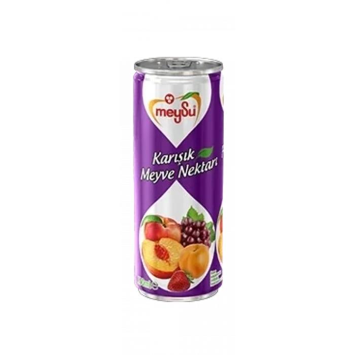 Meysu Teneke Meyve Suyu Karışık 330 Ml x 12 Adet