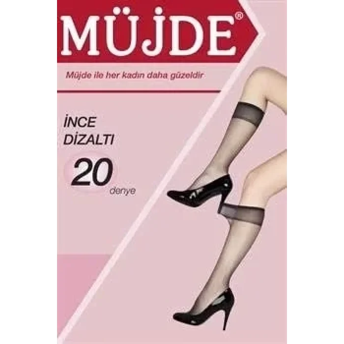 Müjde Dizaltı Çorap 58 Kızıl Ten x  2 Adet