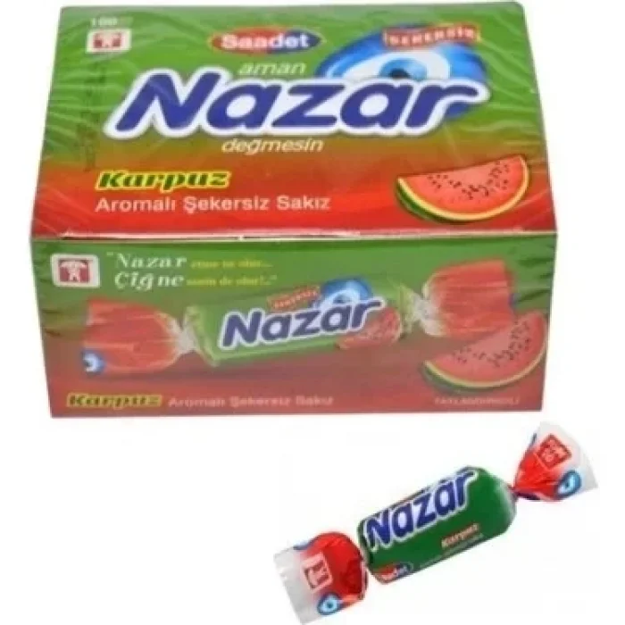 Nazar Sakız Tekli Karpuz x 100 Adet