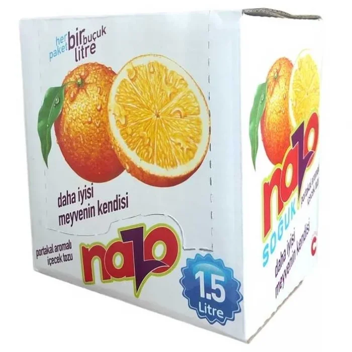 Nazo Toz İçecek Portakal  x 24 Adet