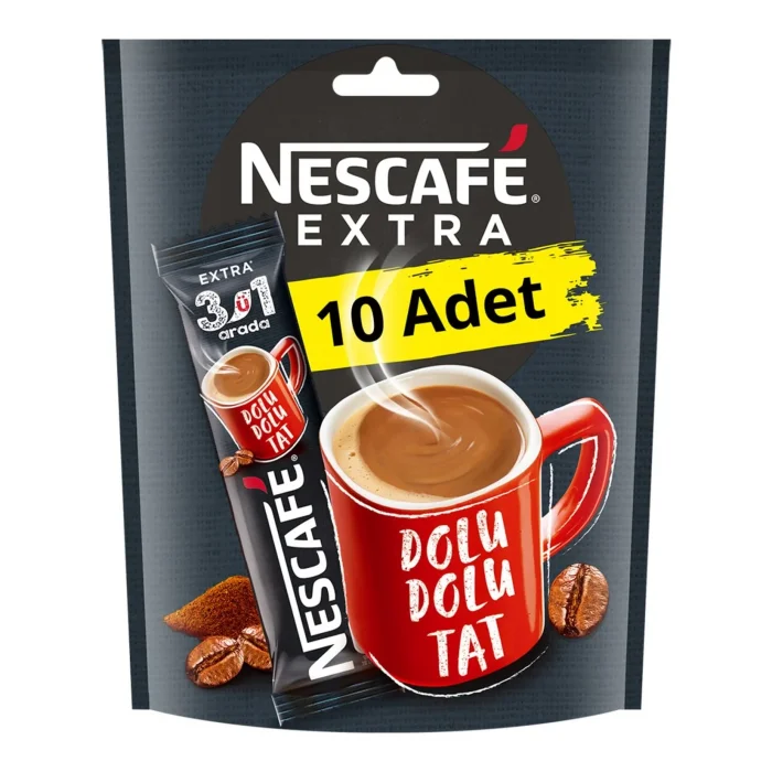 Nescafe 3ü1 Arada Extra 10lu