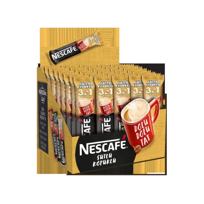 Nescafe 3ü1 Arada Sütlü Köpüklü x 48 Adet