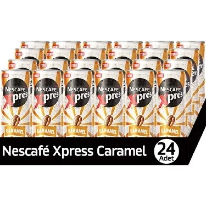 Nescafe Soğuk Xpsress Karamel 250 Ml x 24 Adet