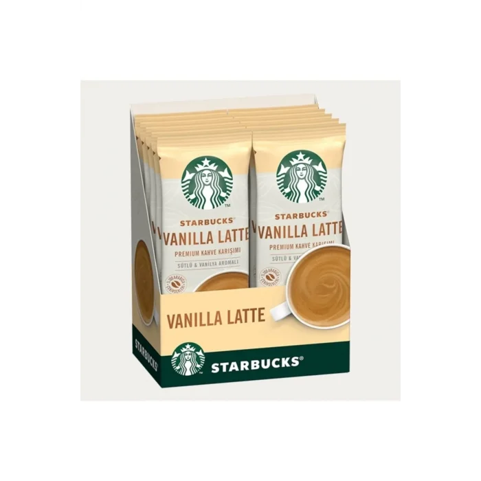 Nescafe Starbucks Vanilla Latte x 10 adet