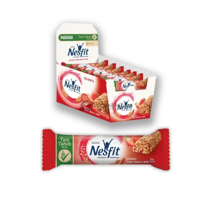 Nestle Nesfit Bar Çilekli 24 Gram x 16 Adet