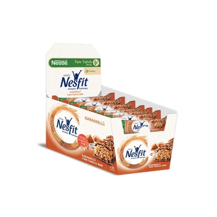 Nestle Nesfit Bar Karamelli 24 Gram x 16 Adet