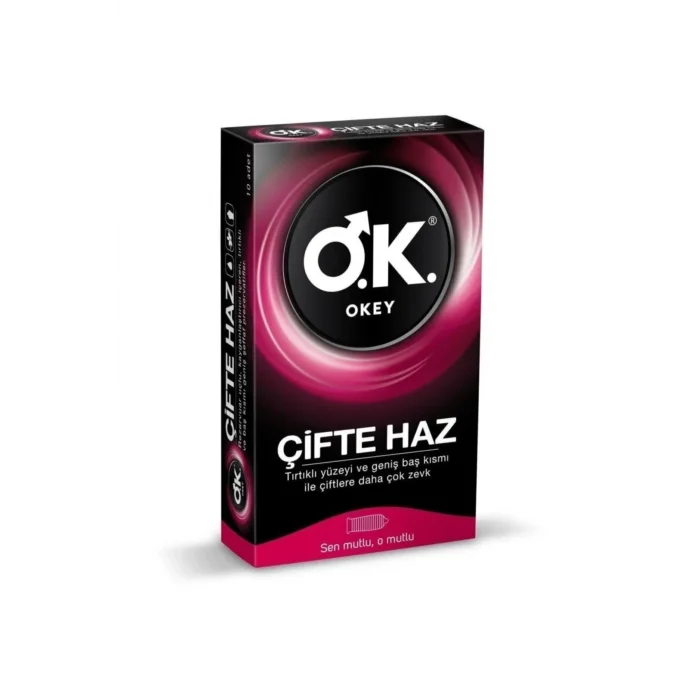 Okey Prezervatif Çifte Haz 10 Lu