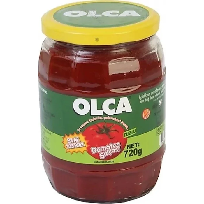 Olca Domates Salça Cam 720 Gram