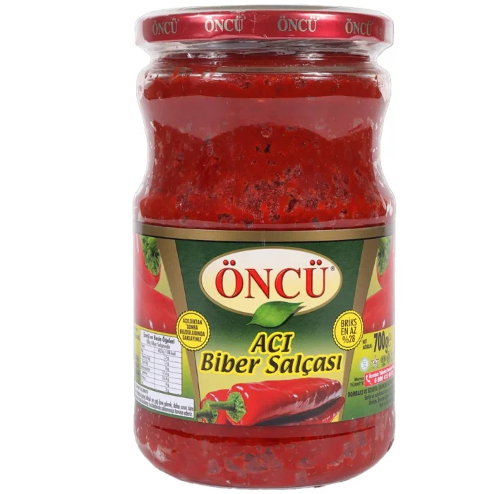 Öncü Biber Salça Acı 700 Gram