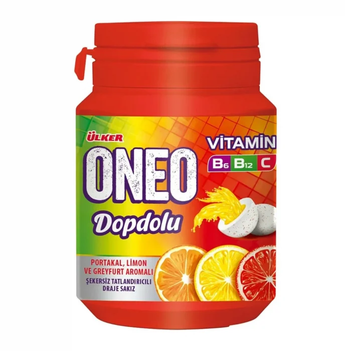Oneo Sakız Bidon Vitamin x 12 Adet