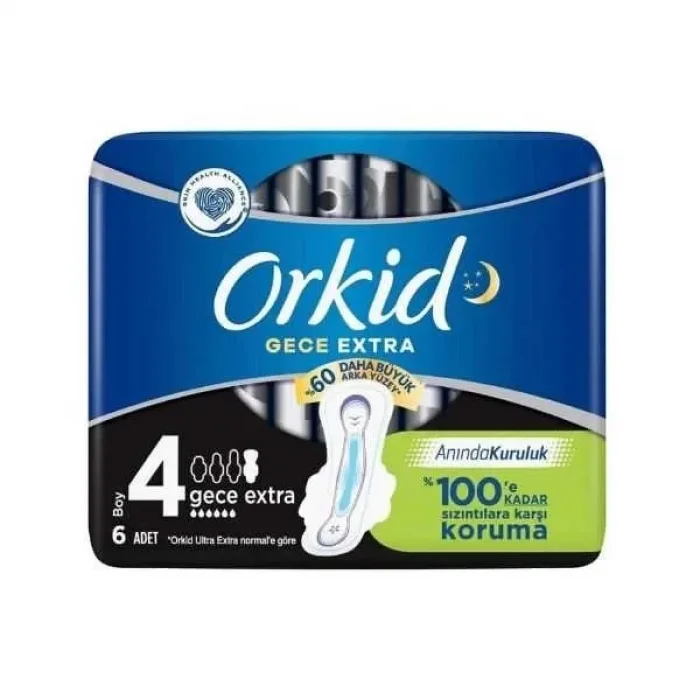 Orkıd Ultra Tekli Ext. Gece 4 Numara 6lı