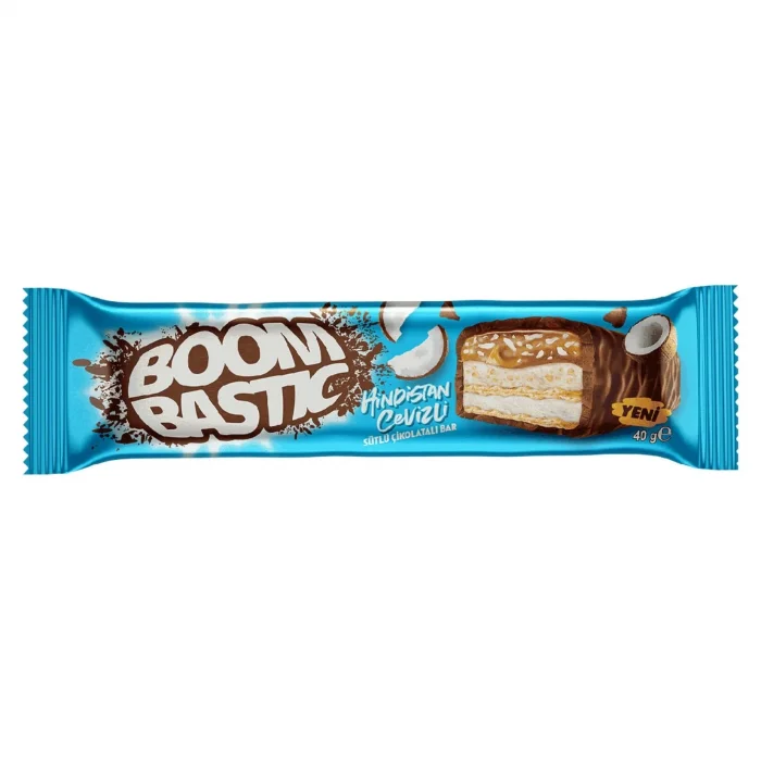 Ozmo Boombastıc Hindistan Cevizli Bar Gofret 40 Gram x 12 Adet