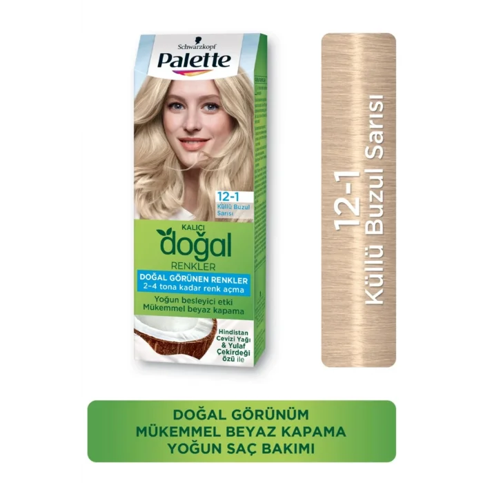 Palette Saç Boyası 12-1 Kül Lü Buzul Sarı