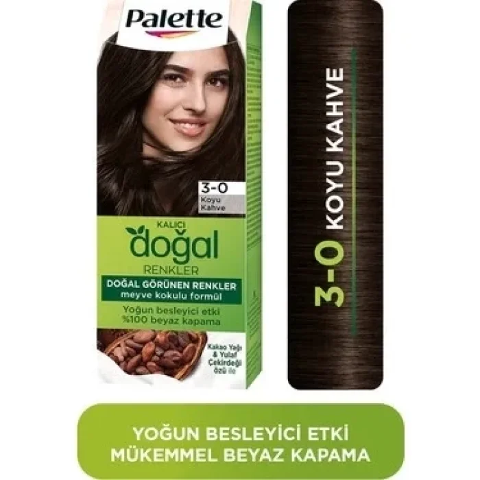 Palette Saç Boyası 3-0 Koyu Kahve