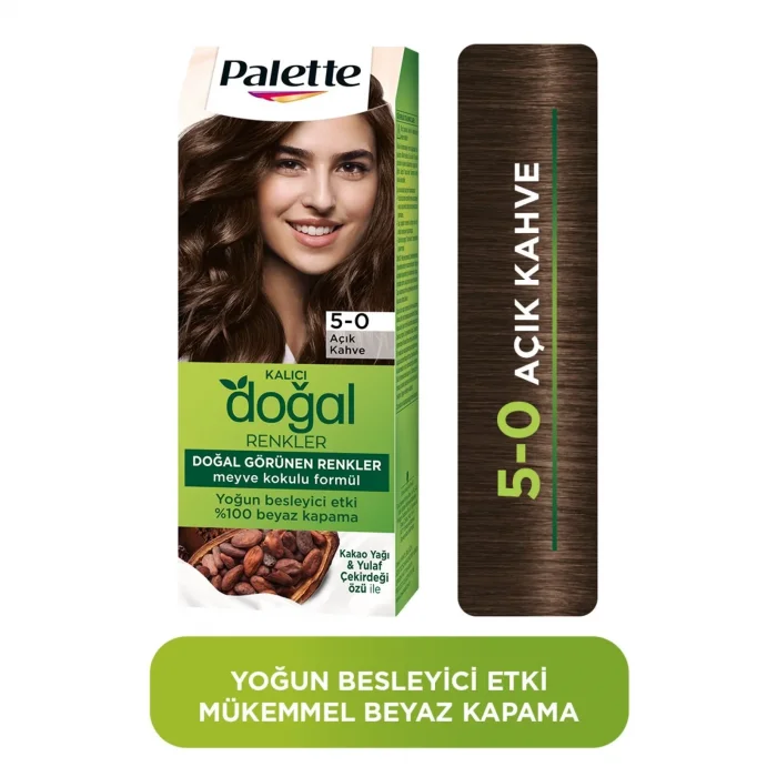 Palette Saç Boyası 5-0 Açık Kahve