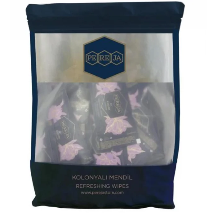 Pereja Kaşmir Kolonyalı Mendil 7x12 50li