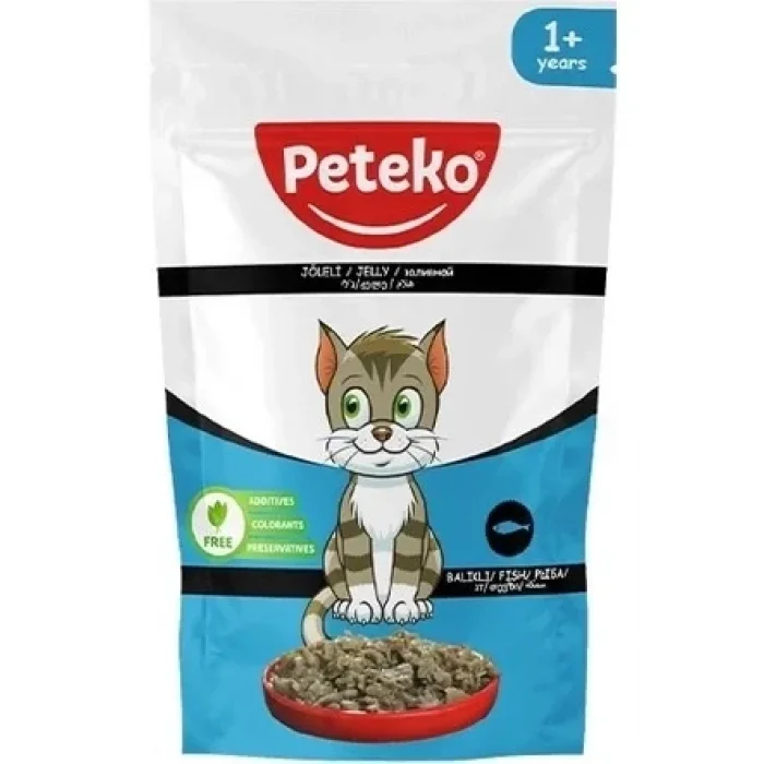 Peteko Kedi Mama Balıklı 85 Gram