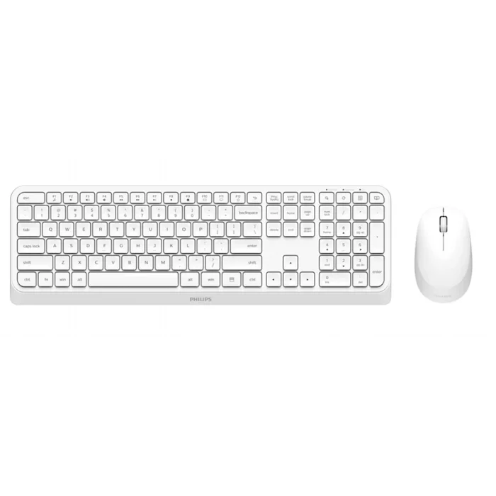 Philips SPT6307W-38 Kablosuz Klavye Mouse Seti Beyaz 3000 Series 2.4Ghz Silent Desing