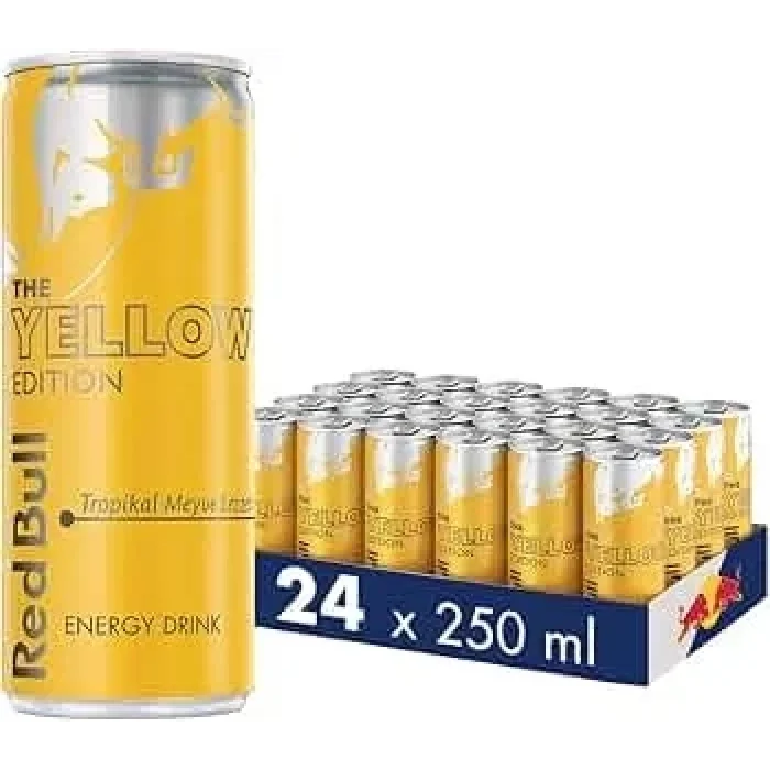 Red Bull Enerji İçeceği Yellow 250 Ml x 24 Adet