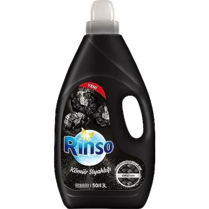 Rinso Sıvı Deterjan Kömür Siyahlığı 3 Litre