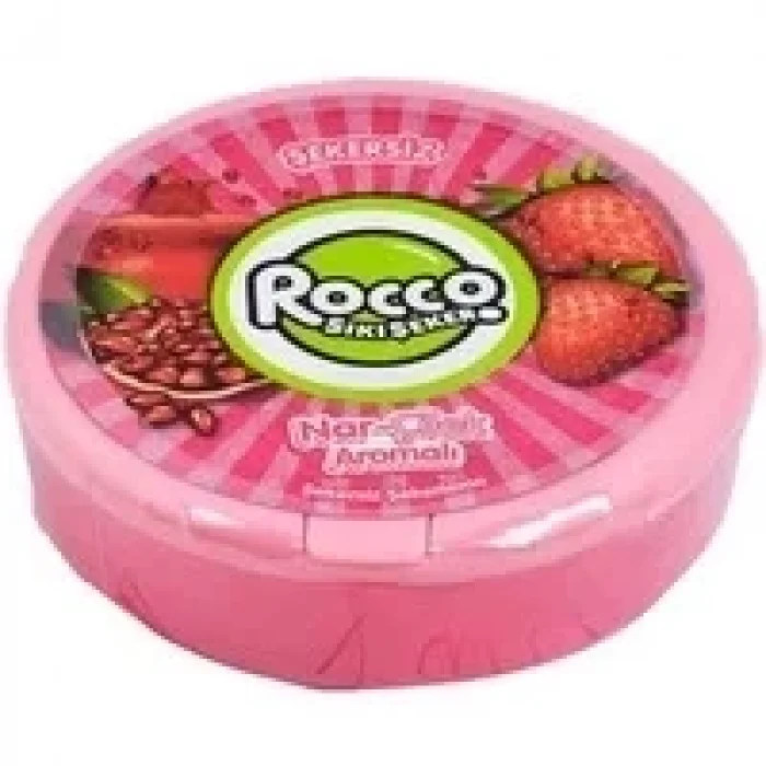 Rocco Sıkı Şeker Nar-çilek 12 Gram 16lı x 12 Adet