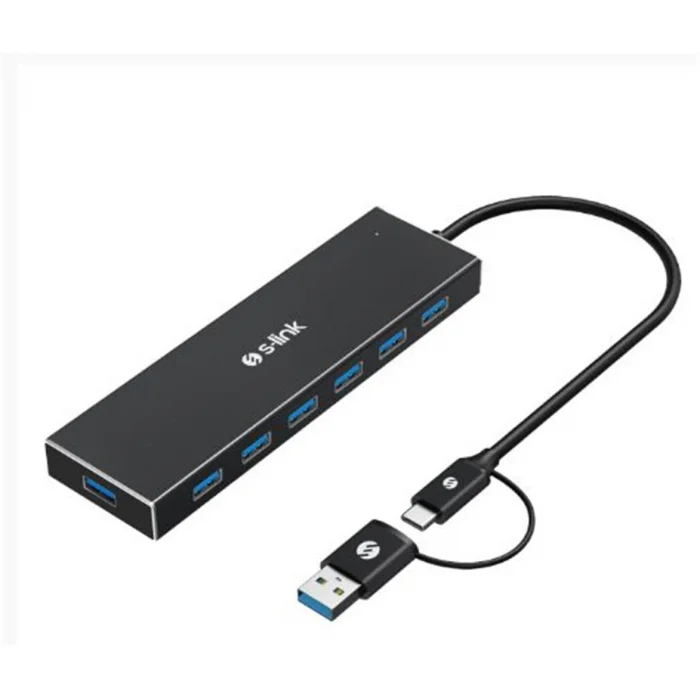 S-link SW-U317 USB 3.0 7 Port Hub Çevirici Adaptör