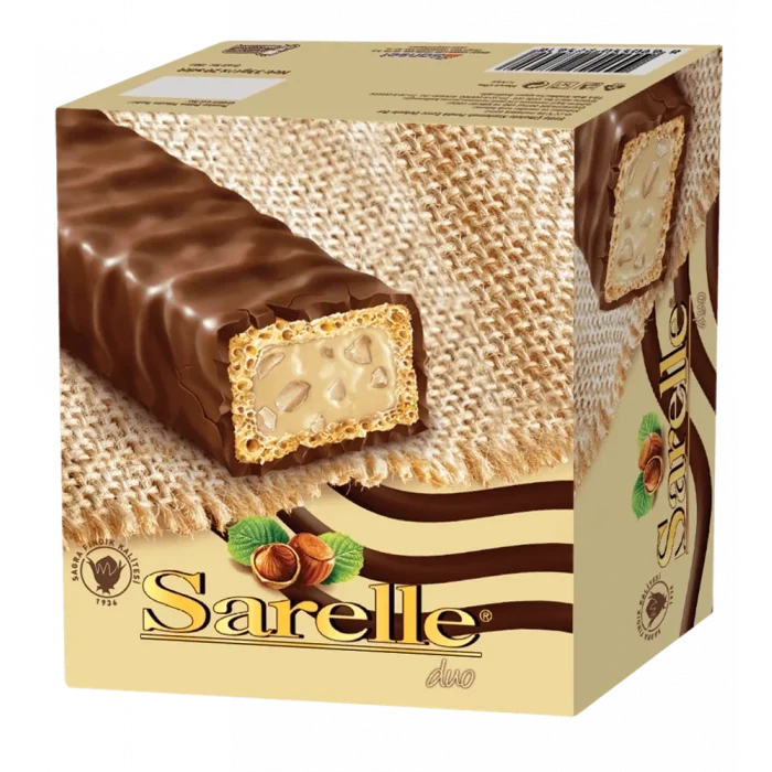 Sarelle Duo Fındıklı Gofret 33 Gram x 20 Adet