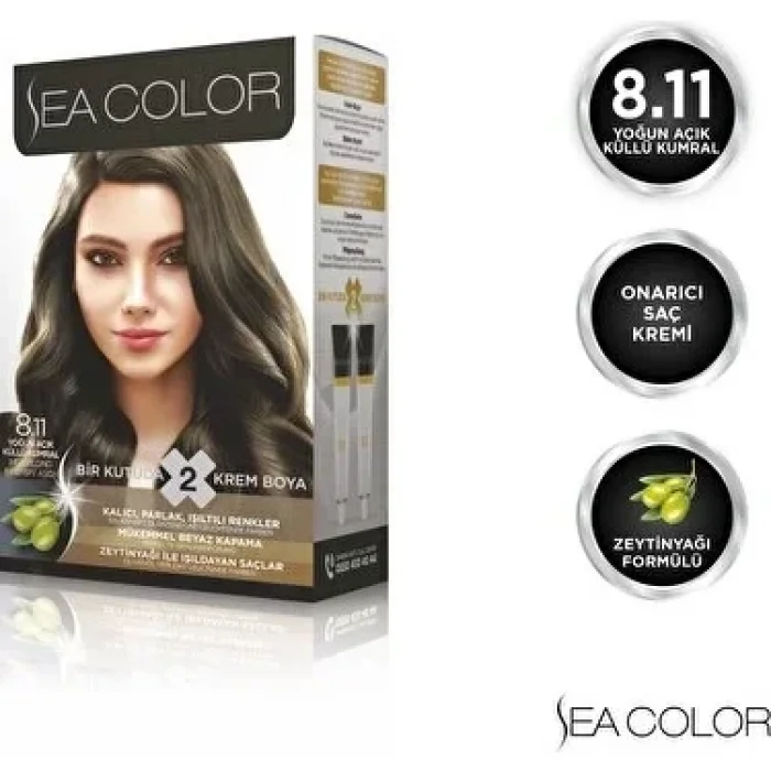 Sea Color Kit 8.11 Yoğun Açık Küllü Kumral