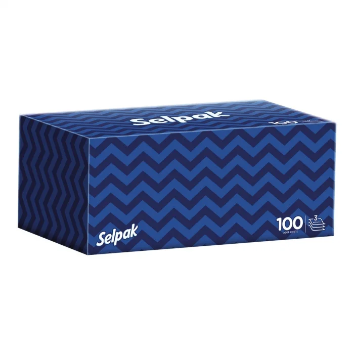 Selpak Kutu Mendil Maxi 100 Lü x 15 Adet