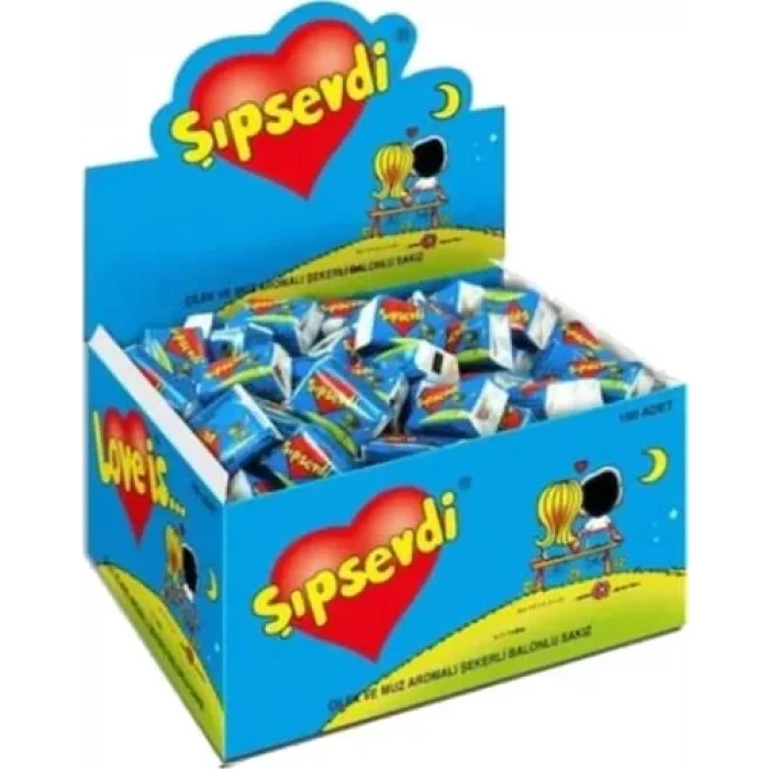 Şıpsevdi Tekli Sakız x 100 Adet